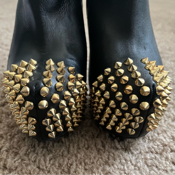 Steve Madden Vampiree Black Leather Booties - Picture 4 of 12